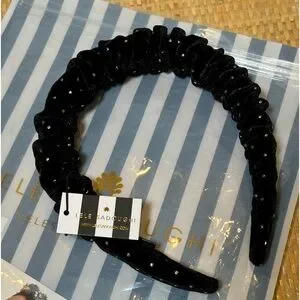 Lele Sadoughi | Accessories | Lele Sadoughi Jet Dot Velvet  display picture 2